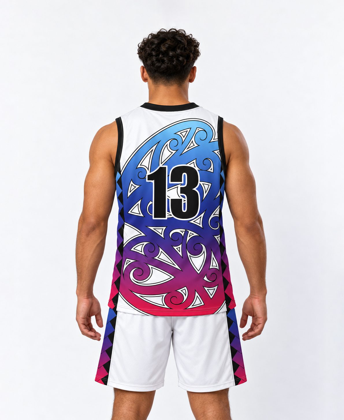 Unisex Reversible Basketball Kit Side A Back