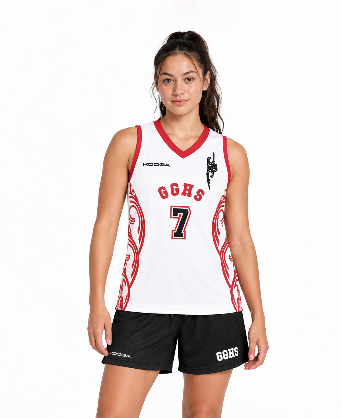 Women Reversible Basketball Kit Side A Front