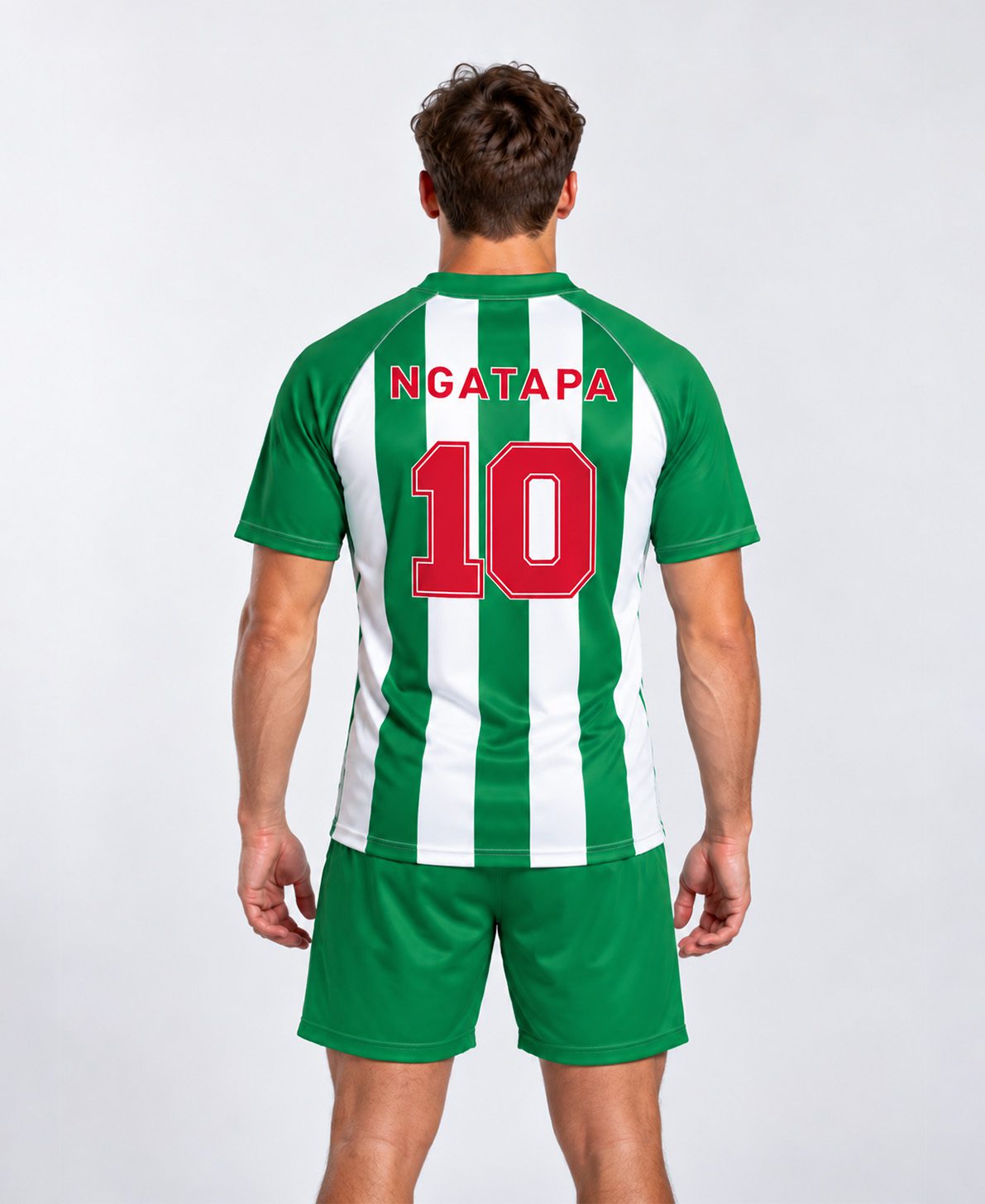 Man Football Tee Back