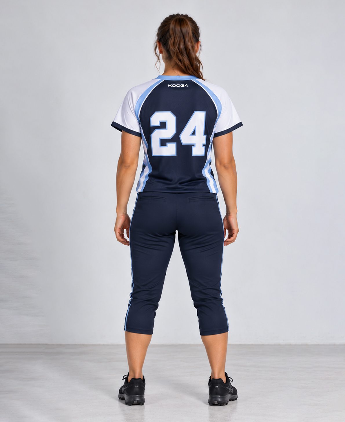 Womens Softball Tee Back