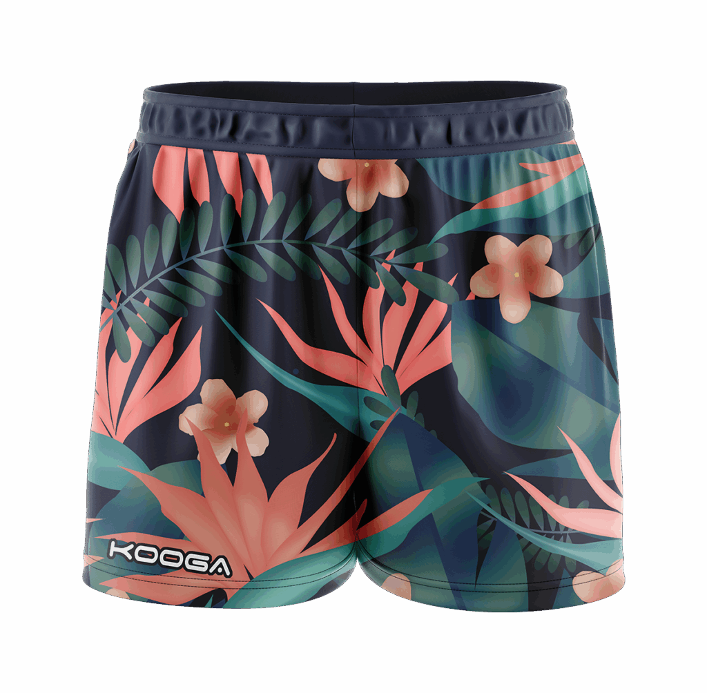Summer-themed shorts featuring a bright and playful design