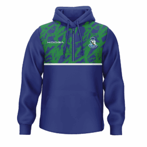 NOBM Quarter Zip Sweatshirt Unisex Blue