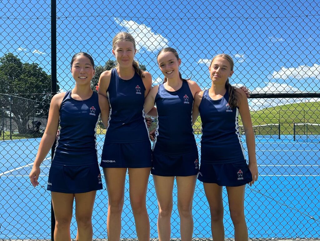 ladies wearing netball unfiroms by KOOGA new zealand