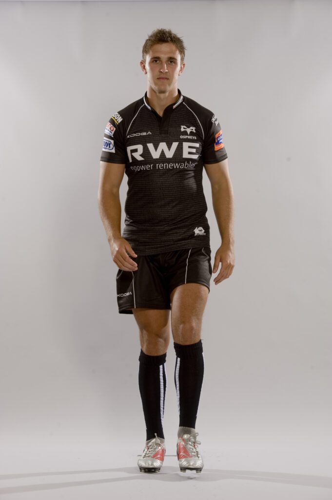 Professional rugby teamwear made from durable, high-performance fabric.