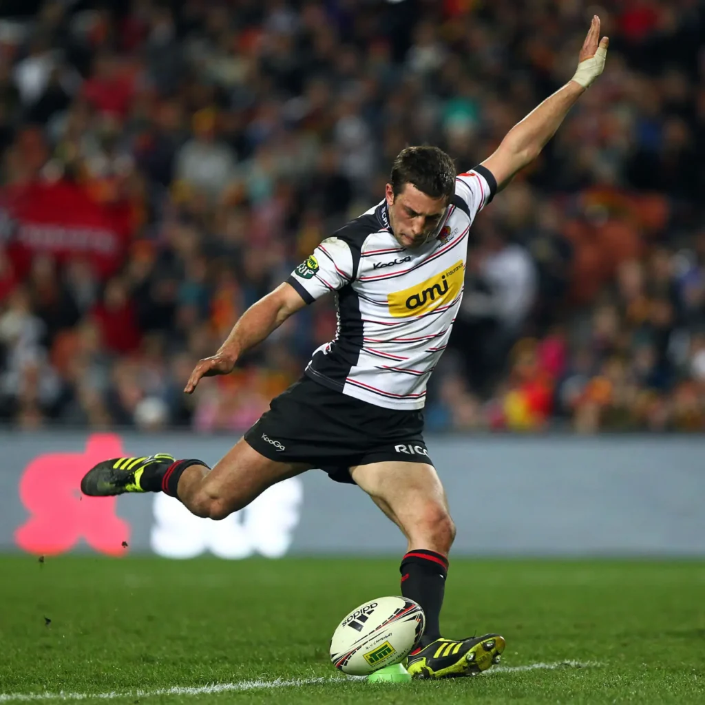 Rugby plater wearing KOOGA uniform