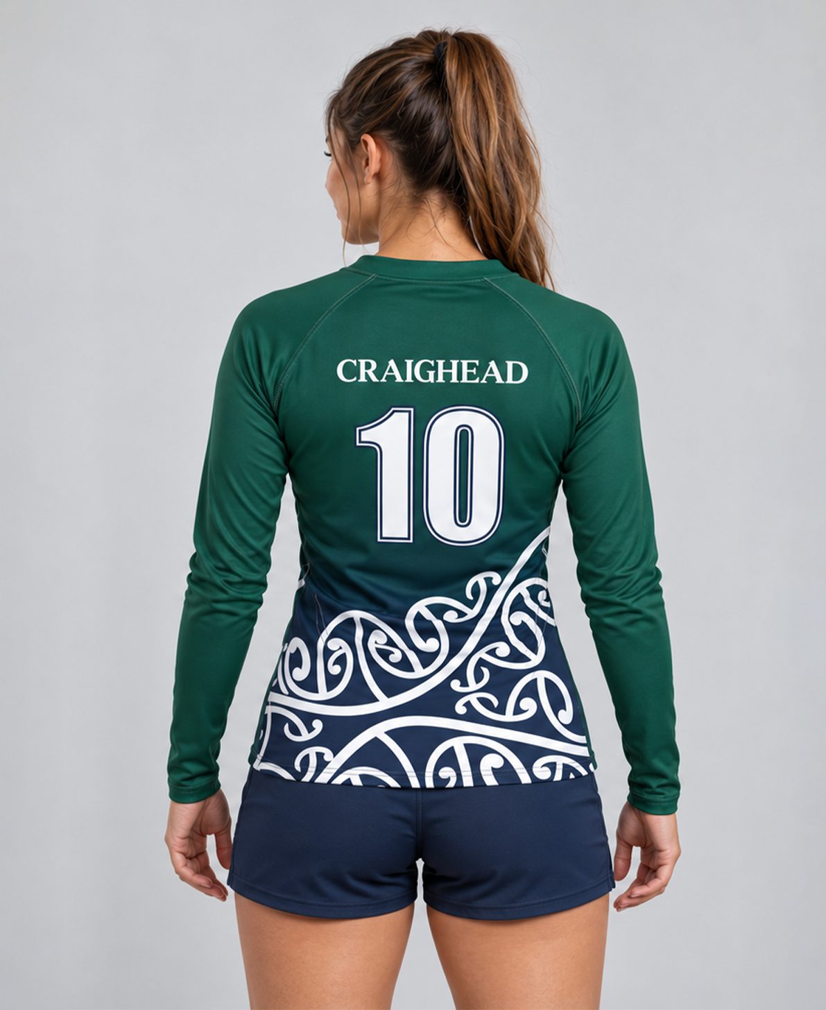 Women‘s Volleyball Tee Back